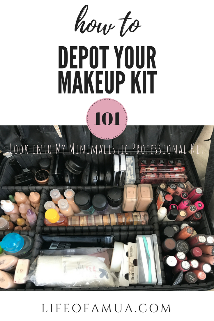 How To Depot Your Professional Makeup Kit